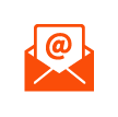 Orange email icon